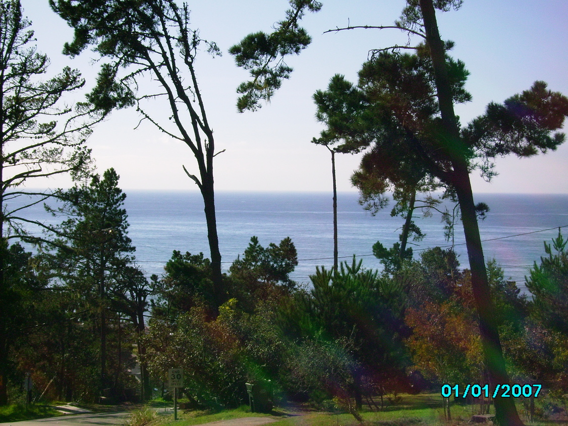 Cambria, CA: Pacific Ocean from Lodge Hill