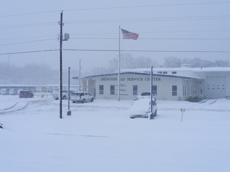 Denison, TX: snow storm of march 2008