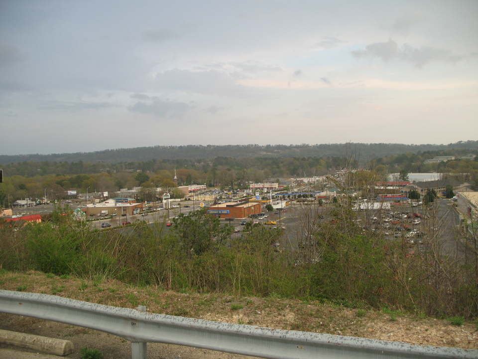 Homewood, AL: view towards Greensprings Hwy from Big Lots