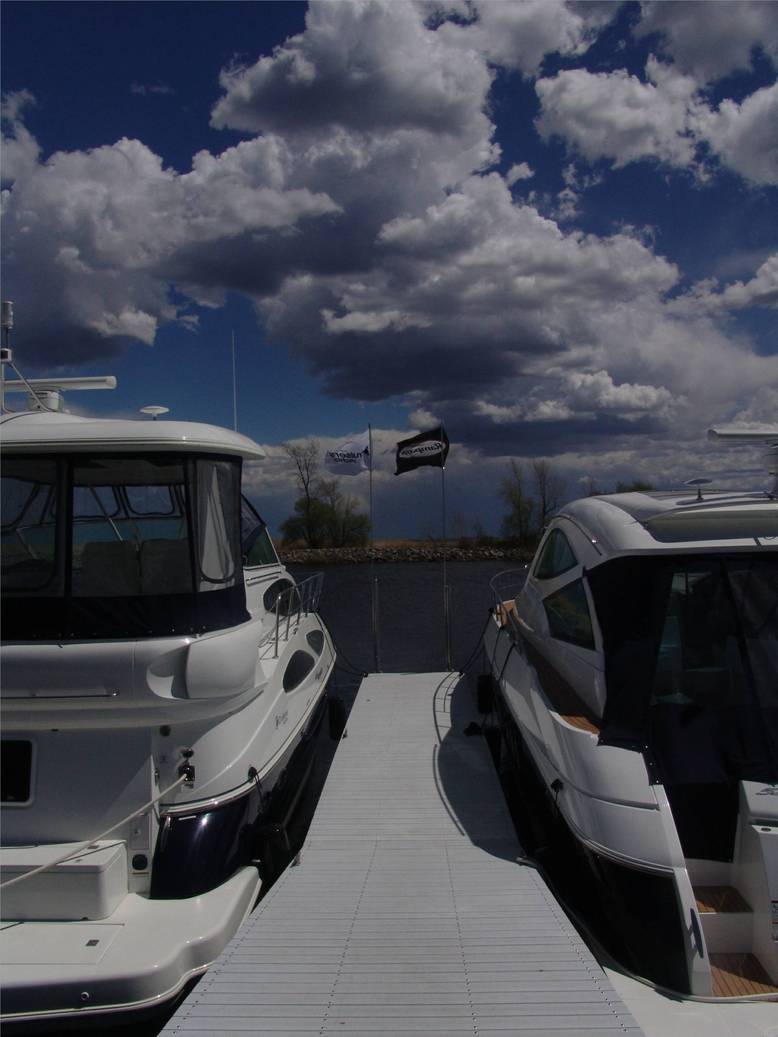Oconto, WI: Cruisers Yachts Home Harbor Oconto WI
