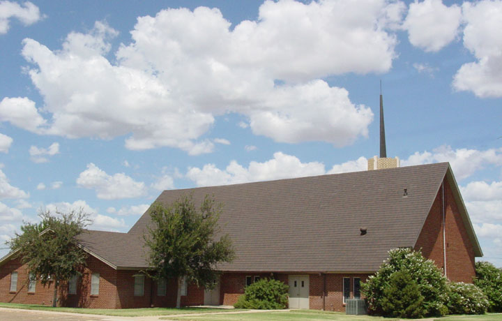 Jayton, TX: First Baptist Church of Jayton was built in the 1960s.