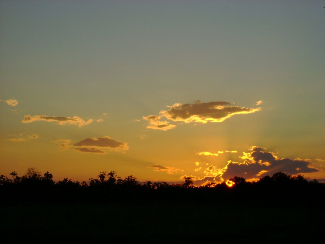 Groveland, FL: Sunset in Groveland Hwy 33 North