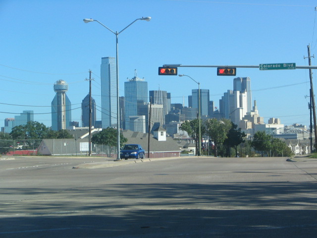 Dallas, TX: Dallas Skyline from Colorado Blvd.