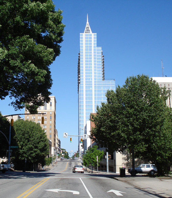 Raleigh, NC: RBC Plaza- tallest skyscraper downtown