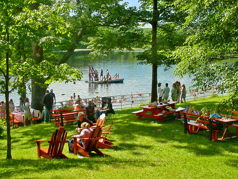 Nassau, NY: A postcard perfect picnic day at Lyons Lake in Nassau, NY. www.lyons-lake.com