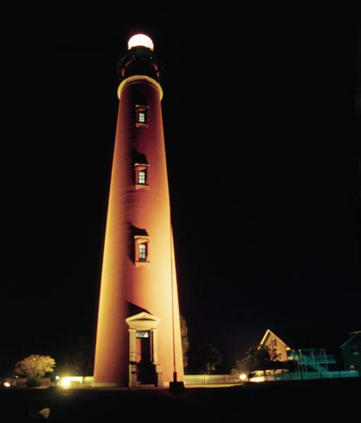 Ponce Inlet, FL: Ponce Inlet Light House at Night