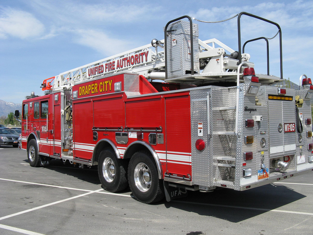 Draper, UT: Draper Utah Fire Engine