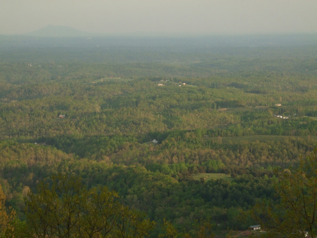 Cana, VA View from parkway of Cana and Pilot Mountain in distance