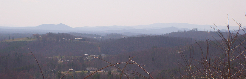 Cana, VA: View from Cana looking west