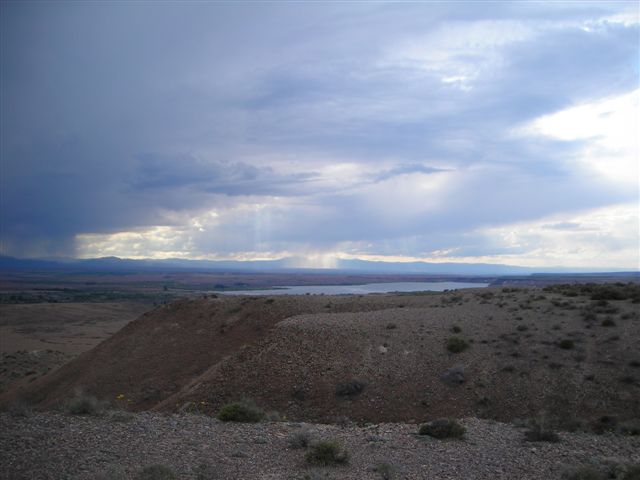 Bruneau, ID: BRUNEAU OVERLOOK ON A STORMY NIGHT #2