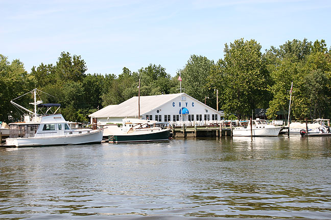 Denton, MD: view of Yacht Club in Denton, Maryland.