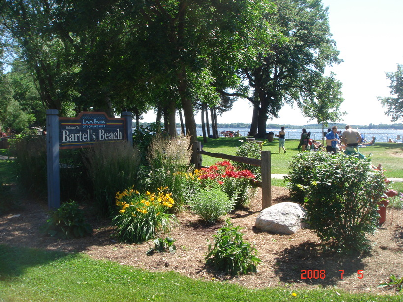 Lake Mills, WI Bartel's Beach in Lake Mills photo, picture, image