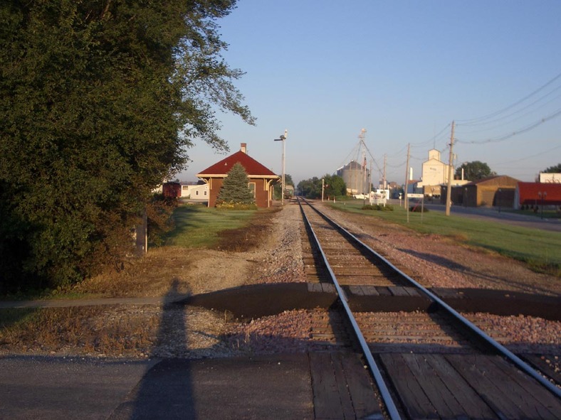 Wilton, IA 4th Street at the post office 2007 photo, picture, image