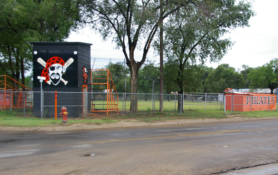 Lefors, TX PIRATES BASEBALL FIELD along East 2nd Street. photo, picture, image (Texas) at city