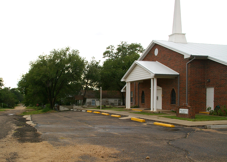 Lefors, TX: FIRST BAPTIST CHURCH. The other two churches in Lefors are the Church of Christ and the Methodist Church.