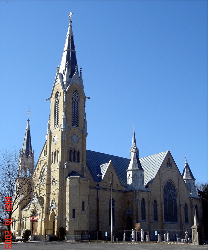 Johnsburg, IL: Historic St. John the Baptist Catholic Church, Johnsburg, Illinois