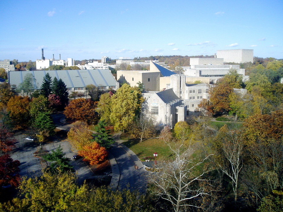 Bloomington, IN IU Campus in fall photo, picture, image (Indiana) at