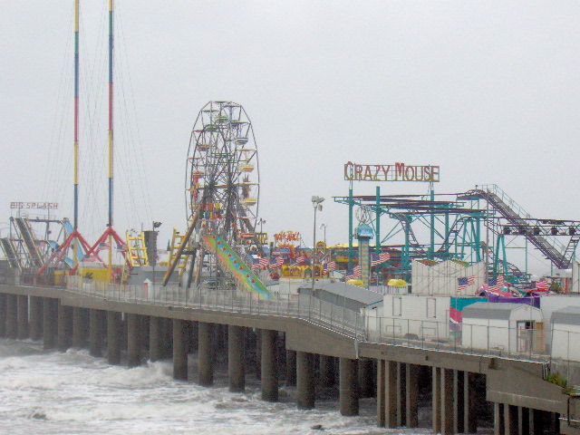 Atlantic City, NJ: august 2006 during hurricane ernesto