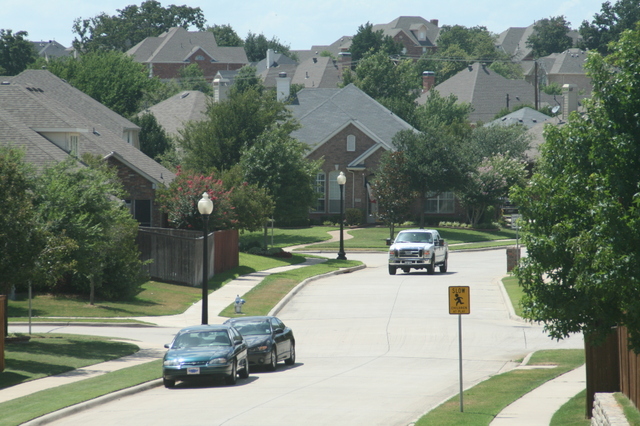 Corinth, TX: Suburbia on Andover Lane