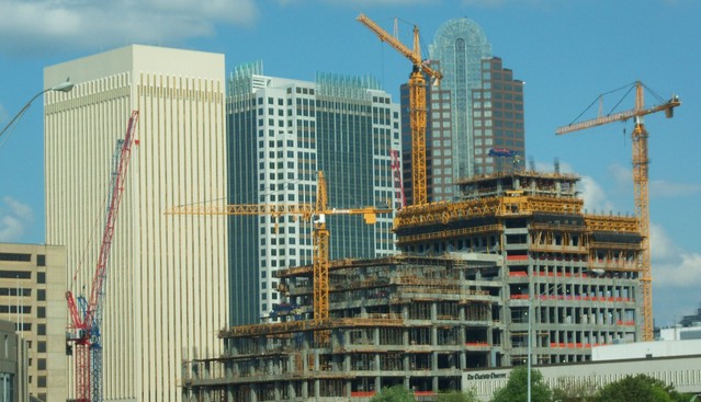 Charlotte, NC: New Construction in Uptown from I-277