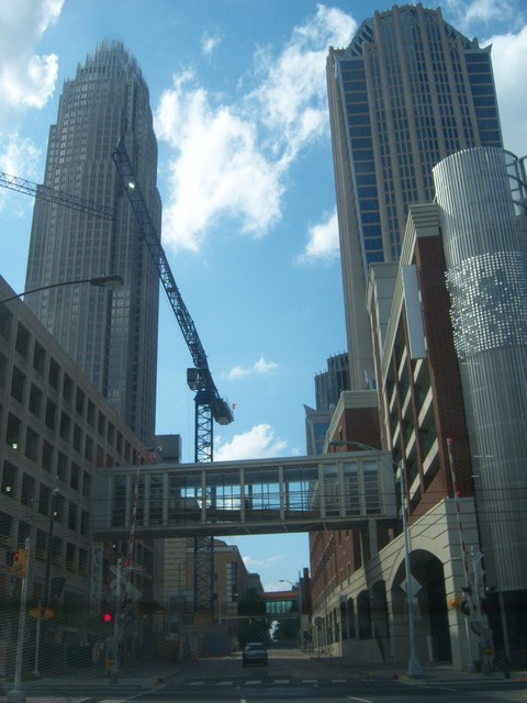 Charlotte, NC: Bank of America and Hearst Towers in Uptown