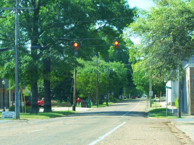 Rayville, LA: Intersection of Julia & Madeline Streets