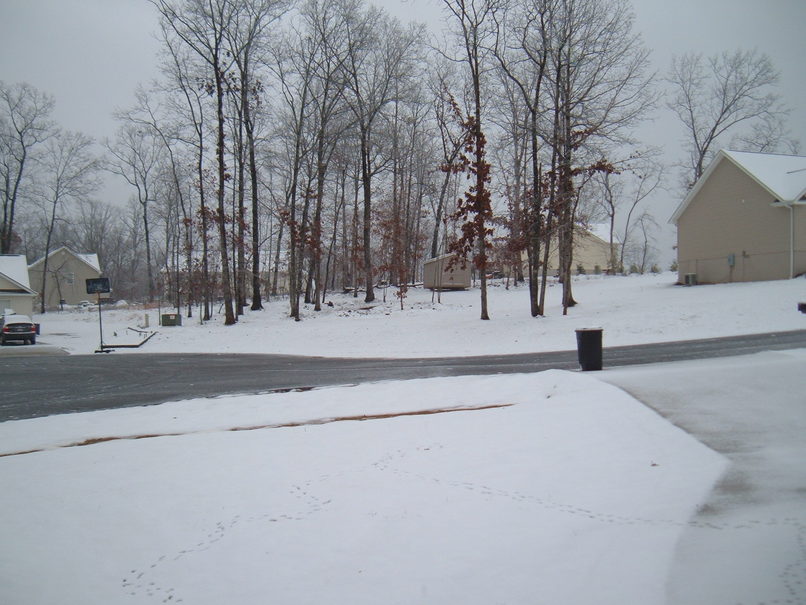 Clarkesville, GA: 1st snowfall of 2008