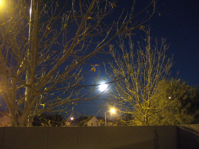 North Las Vegas, NV: December 24, 2007 North Las Vegas full moon