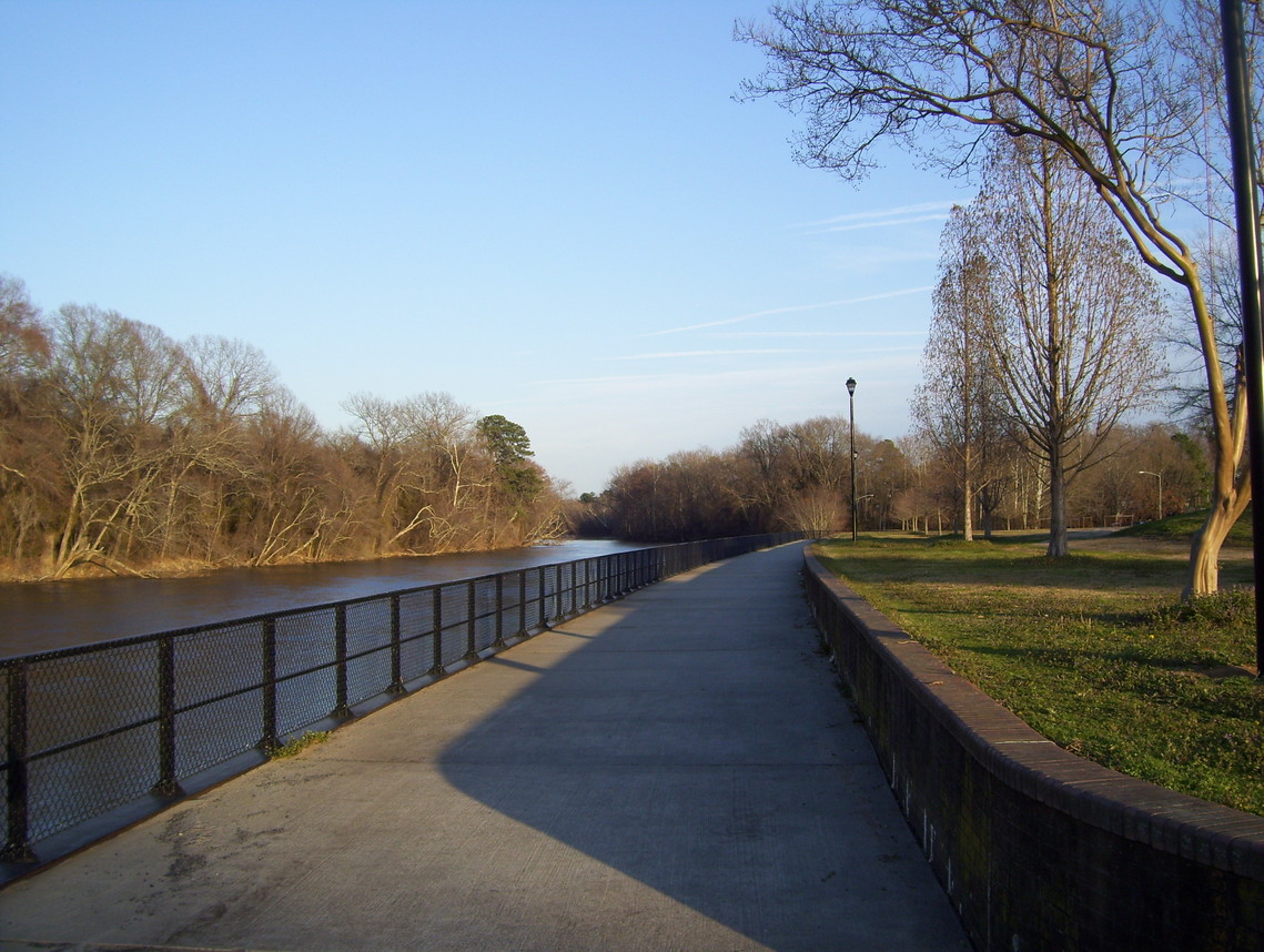 Greenville, NC: Tar River Boardwalk at Town Commons Park