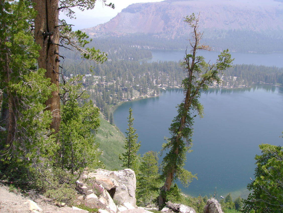 Mammoth Lakes, CA: Lake George with Lake Mary in the background