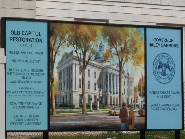 Jackson, MS: Old Capitol Restoration Project