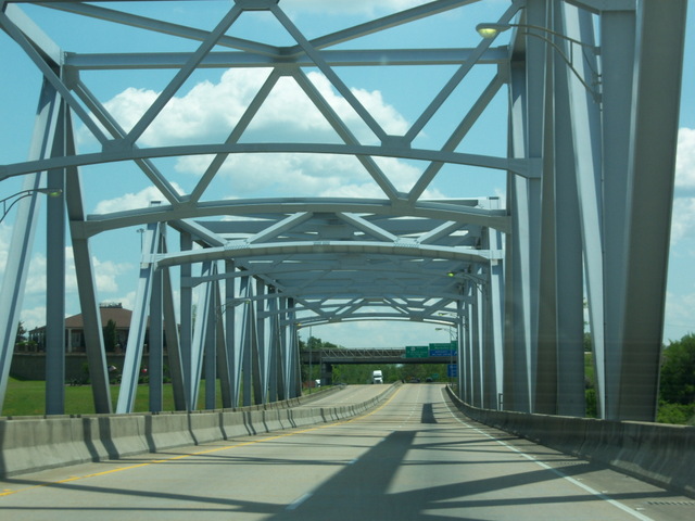 Vicksburg, MS: Coming into Mississippi from Louisiana on the I-20 Bridge