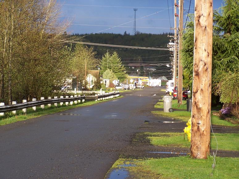 McCleary, WA McCleary, WA looking west down Maple St photo, picture