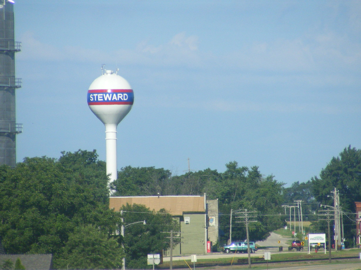Steward, IL: Steward water tower