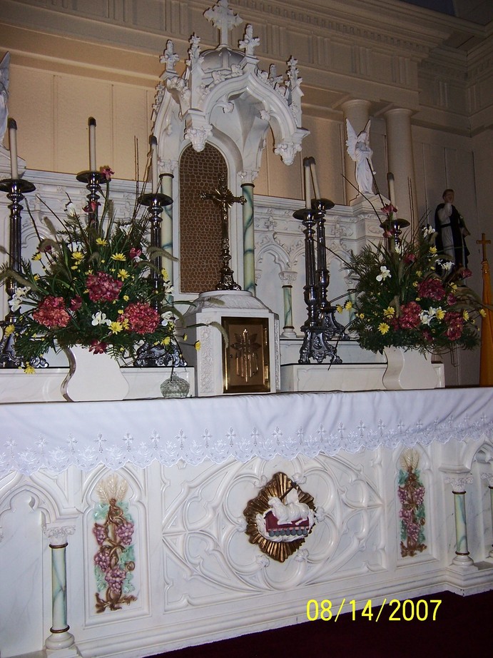 Washington, LA: The Alter in the Immaculate Conception Catholic Church