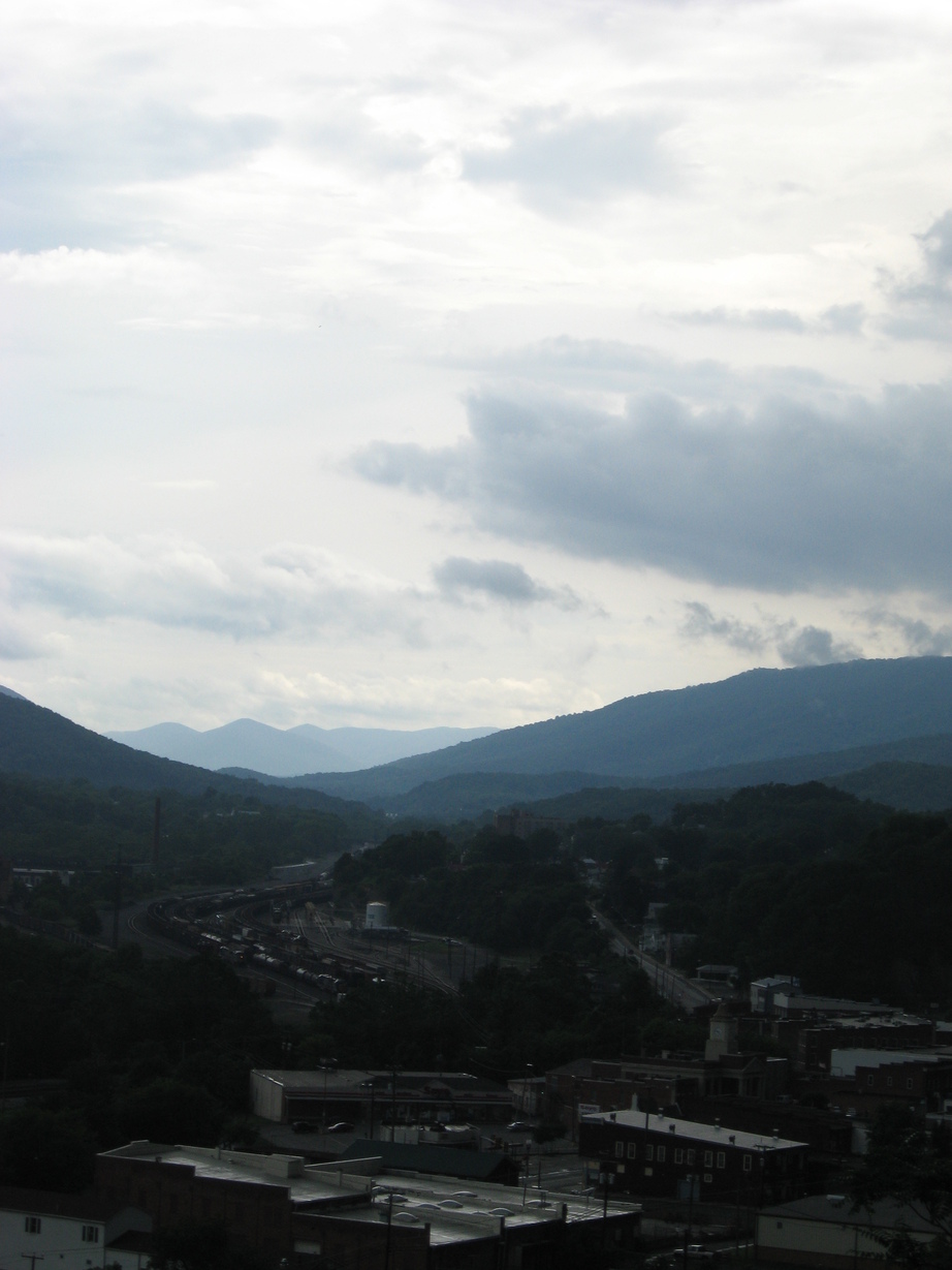 Clifton Forge, VA: Overlooking the main part of town.