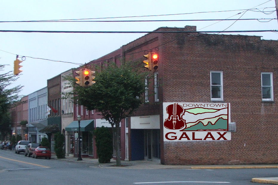 Galax, VA: Our building in downtown galax, with proposed signage