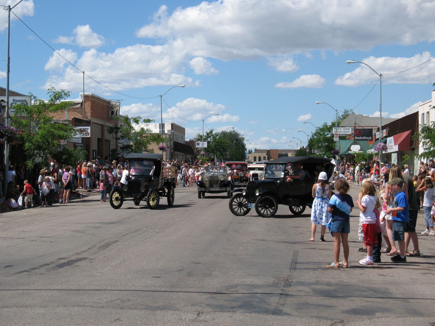 Ronan, MT: Old cars in 2008 Pioneer Days Parade