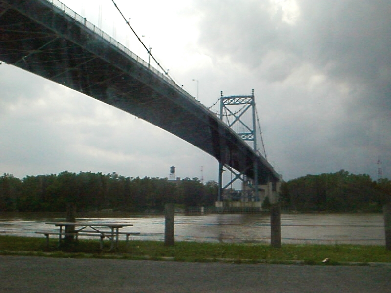 Toledo, OH: Stormy High Level Bridge