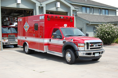 Superior, CO: Fire Station #5 with new ambulance
