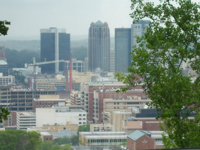 Birmingham, AL: Skyline from the Vulcan Center