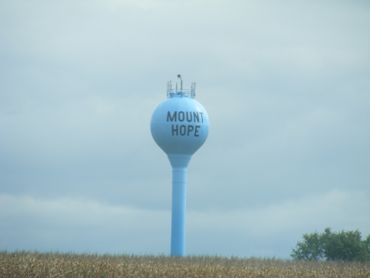 Mount Hope, WI: Mt. Hope Water Tower