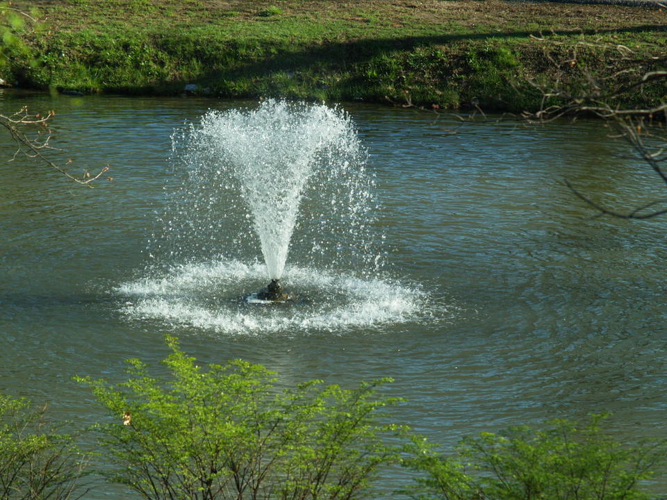 Bel-Ridge, MO: Fountain in the Gutknecht Arrowhead Park lake