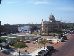 Marshall, TX: Construction at Downtown