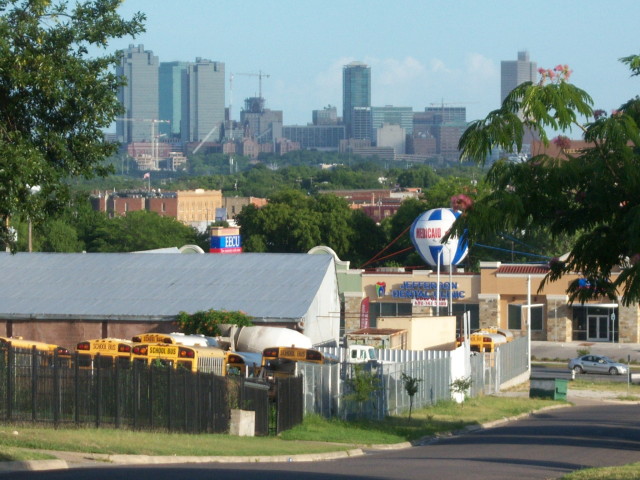 Fort Worth, TX: Skyline from Clinton Ave