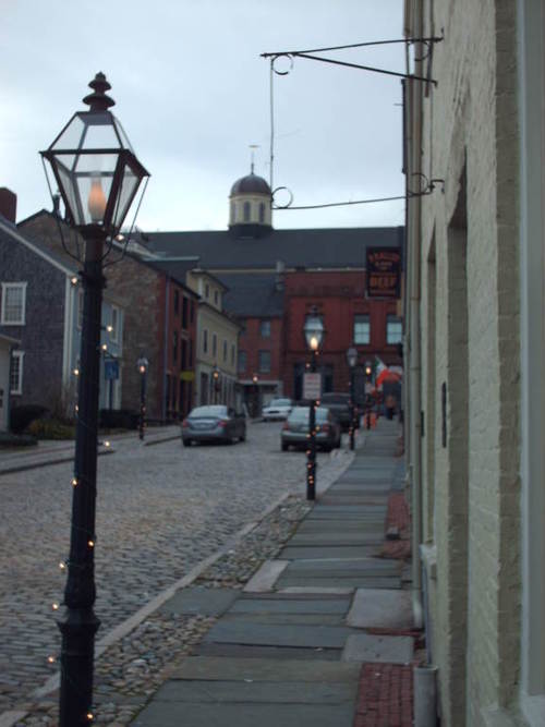 New Bedford, MA: Whaling District streetscape