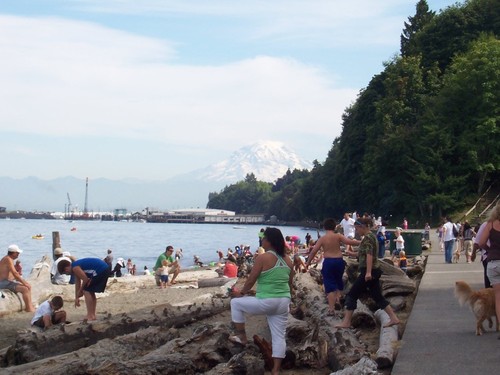 Tacoma, WA: Owen's Beach with Mt. Rainier