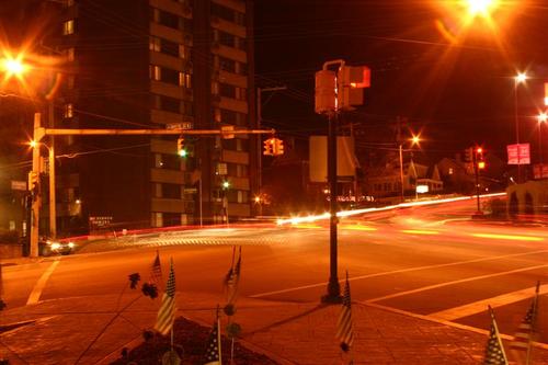 Uniontown, PA: "5 corners" at night