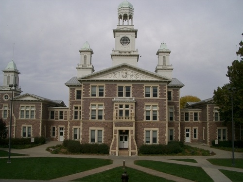 Vermillion, SD: Old Main, University of South Dakota campus - Vermillion