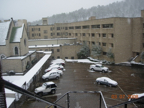 Hot Springs, AR: Back of ASMSA from Charter Field